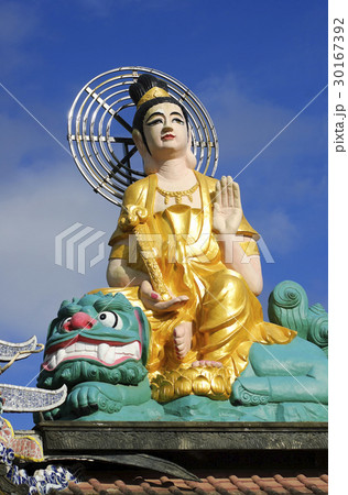 Statue of Buddha at Pagoda (Dalat, Vietnam) Statue of Buddha at Pagoda (Dalat, Vietnam) 30167392