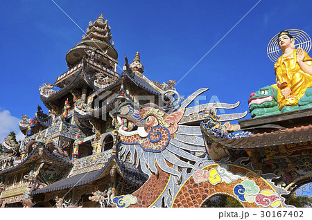 Part of Buddhist Temple in Vietnam 30167402
