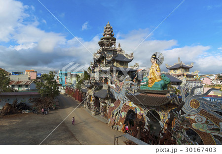 Part of Buddhist Temple in Vietnam 30167403
