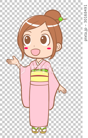 着物を着た女の子 30168491