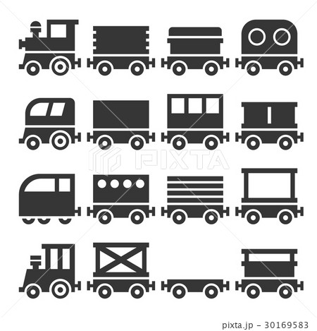 Train Icons Set 30169583