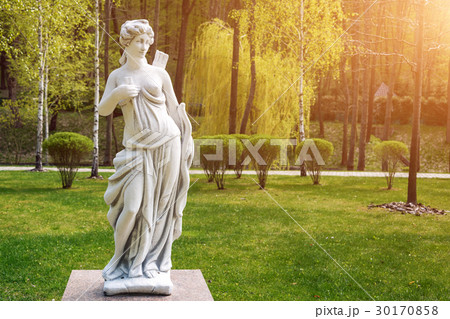 Artemis Sculpture. Statue of a female hunter with 30170858