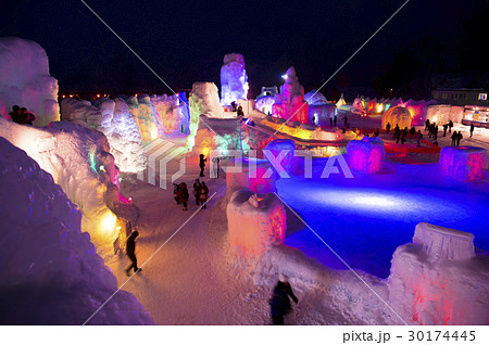 支笏湖 氷濤まつり 支笏湖 氷濤まつり 30174445