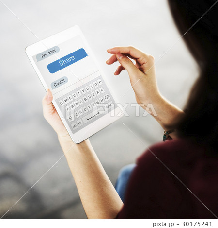 Online Communication connection Network Concept 30175241