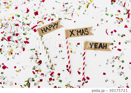 Christmas New Year Celebration Decorations Concept Christmas New Year Celebration Decorations Concept 30175721