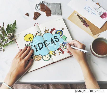 Ideas Cloud Bulb Bubble Creative Graphic Concept Ideas Cloud Bulb Bubble Creative Graphic Concept 30175893
