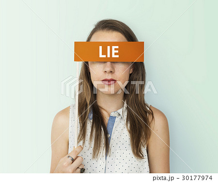 Lie Fake Cheat Word Concept 30177974