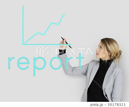 Business Line Graph Report Word Business Line Graph Report Word 30178321