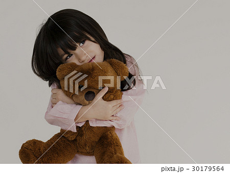 Girl Hug Teddy Bear Fluffy Cute Girl Hug Teddy Bear Fluffy Cute 30179564
