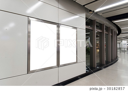 Empty White Billboard Empty White Billboard 30182857