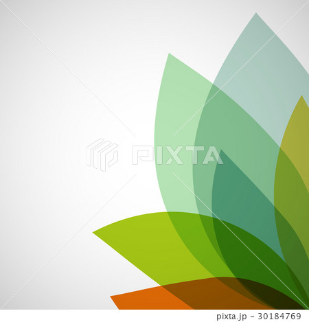 Abstract background of transparent leaves. 30184769