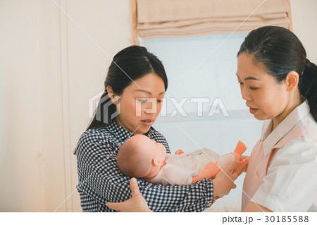 woman during pregnancy or shortly after childbirth 30185588