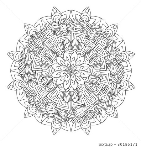 Flower Mandala vector illustration 30186171