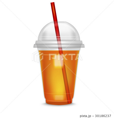 Realistic Detailed Cocktail Plastic Cup witch Realistic Detailed Cocktail Plastic Cup witch 30186237