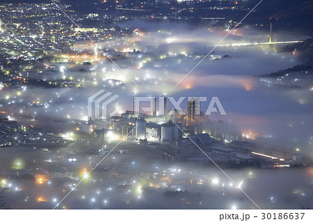 秩父の夜の雲海 秩父の夜の雲海 30186637