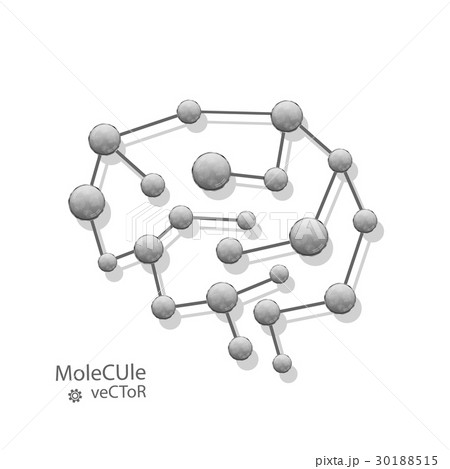 Structure molecule and communication Dna, atom Structure molecule and communication Dna, atom 30188515