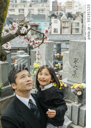 お墓参り 30191520