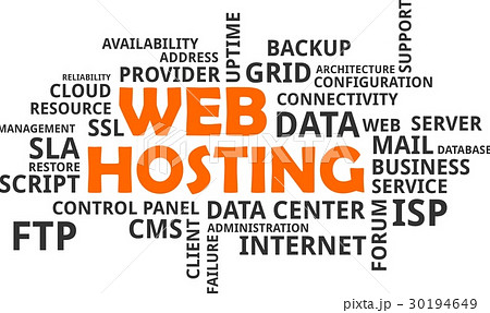 word cloud - web hosting 30194649