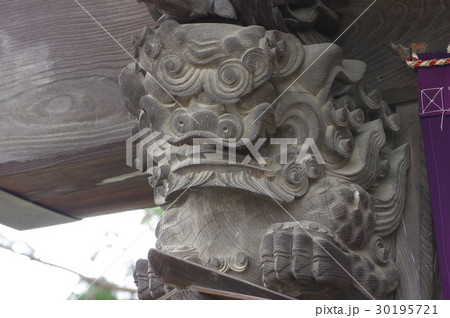 信州　安曇野　豊科　法蔵寺山門の彫刻　諏訪大隅流柴宮矩重と地元の名工浅川豊八の造立　長野県宝 30195721