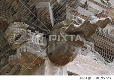 信州 安曇野 豊科 法蔵寺山門の彫刻 諏訪大隅流柴宮矩重と地元の名工浅川豊八の造立 長野県宝 信州 安曇野 豊科 法蔵寺山門の彫刻 諏訪大隅流柴宮矩重と地元の名工浅川豊八の造立 長野県宝 30195725