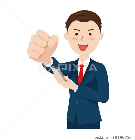 ビジネスマン スマホ ビジネスマン スマホ 30196756
