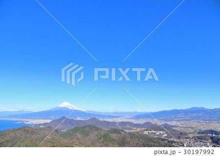 富士山と青空 30197992