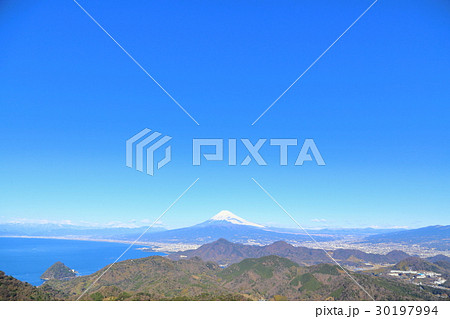 富士山と青空 30197994