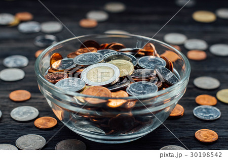 Thai Baht Coins and money background Thai Baht Coins and money background 30198542