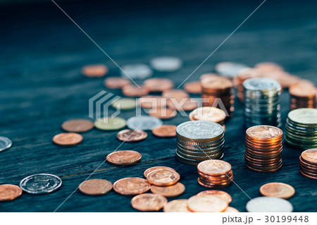 Thai Baht Coins and money background Thai Baht Coins and money background 30199448