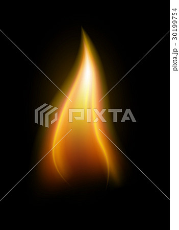 Realistic candle flame vector element Realistic candle flame vector element 30199754