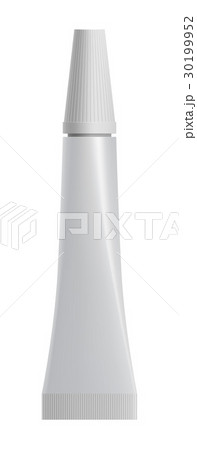 Blank white medical or cosmetic tube 30199952