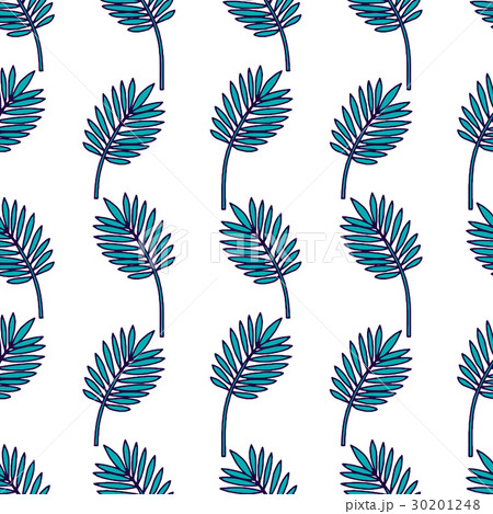Seamless Tropical Jungle Palm Leaves Pattern. Seamless Tropical Jungle Palm Leaves Pattern. 30201248