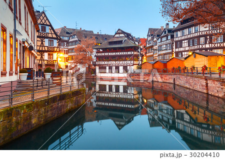 Petite France in the morning, Strasbourg, Alsace 30204410