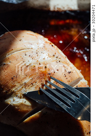 Breast of turkey with spices, rosemary in soy Breast of turkey with spices, rosemary in soy 30204471