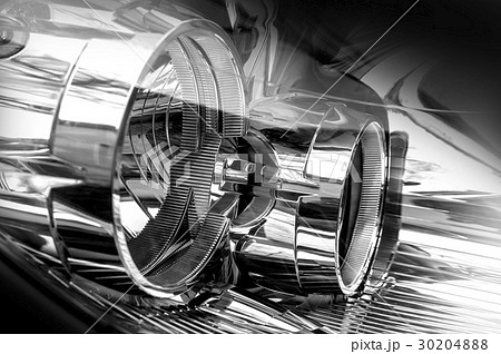 Closeup headlights of car Closeup headlights of car 30204888