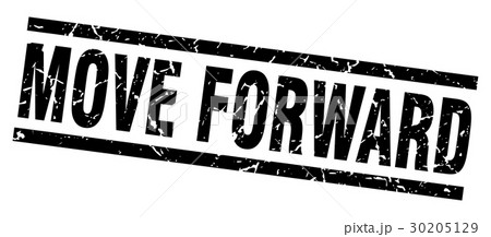 square grunge black move forward stamp 30205129