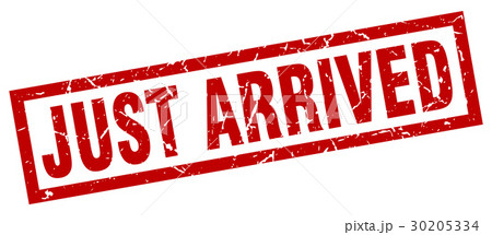 square grunge red just arrived stamp 30205334