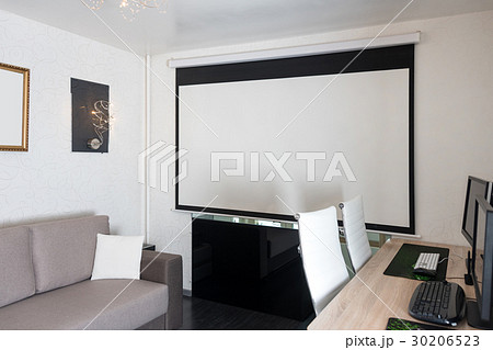 Interior of modern apartment with workplace Interior of modern apartment with workplace 30206523