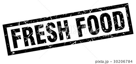 square grunge black fresh food stamp 30206784