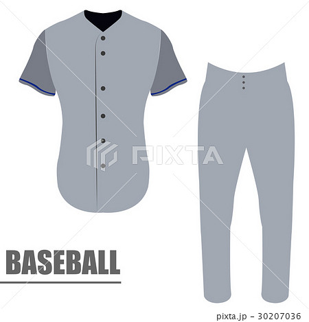 Isolated baseball uniform - Stock Illustration [30207036] - PIXTA