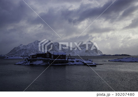 Svolvaer at the Lofoten, Norway 30207480