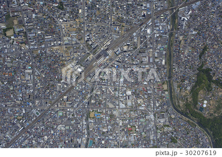 長野駅上空／真俯瞰シリーズ、Aerial view 30207619
