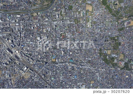 真俯瞰シリーズ/長野市全景空撮 真俯瞰シリーズ/長野市全景空撮 30207620