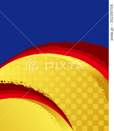 墨痕　和風の背景素材 30209708