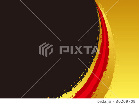 墨痕　和風の背景素材 30209709