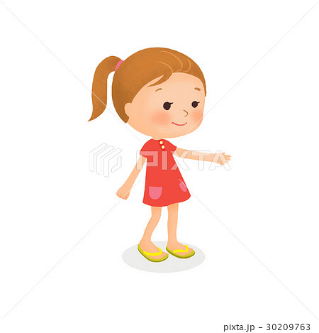 女の子のイラスト素材