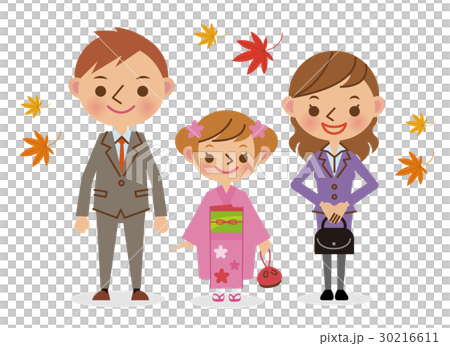 Shichi-go-san, a seven-year-old girl 30216611