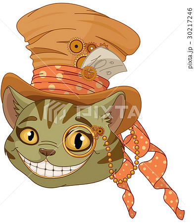 Steampunk Cheshire cat in Top Hat Steampunk Cheshire cat in Top Hat 30217246