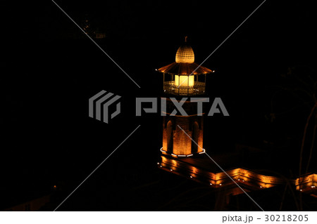 Minaret in view in old Tbilisi at night Minaret in view in old Tbilisi at night 30218205
