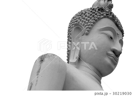 Face of buddha statue Face of buddha statue 30219030